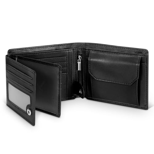Générique RFID-blockierende Geldbörse – Geldscheinfach, Schwarz , 12 x 10 x 2.1 cm, Klassisch Générique RFID-blockierende Geldbörse – Geldscheinfach, Schwarz , 12 x 10 x 2.1 cm, Klassisch von Générique