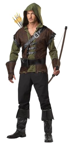 California Costumes Herren Robin Hood Kostüm für Erwachsene, Braun, L von California Costumes