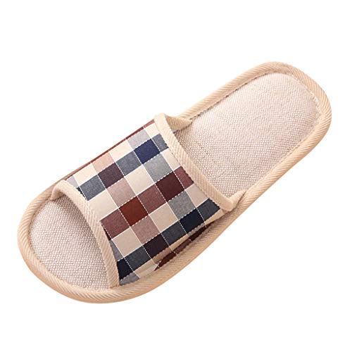 Générique Sandalen für Herren, Sommer, Slip, bequem und leicht, Strandschuhe, Sommer, Strandschuhe, Pantoletten, Kaffee 1, 44 EU von Générique
