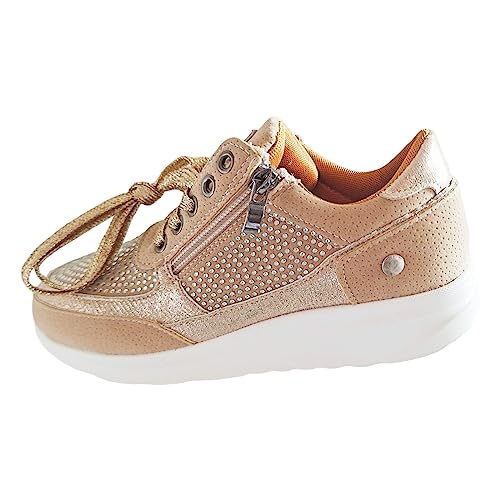 Générique Sportschuhe für Damen, Laufschuhe, Laufschuhe, Damen, bequem, Fitness, Fitnessstudio, Jogging, Freizeitsport, Komfort, Sneaker, beige, 38 EU Générique Sportschuhe für Damen, Laufschuhe, Laufschuhe, Damen, bequem, Fitness, Fitnessstudio, Jogging, Freizeitsport, Komfort, Sneaker, beige, 38 EU von Générique