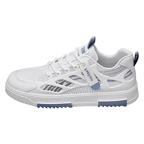 Générique Sportschuhe für Herren, Wanderschuhe, zum Hineinschlüpfen, ultraleicht, atmungsaktiv und bequem, Boot für Herren, langlebige Sohlen, blau, 44 EU Large von Générique