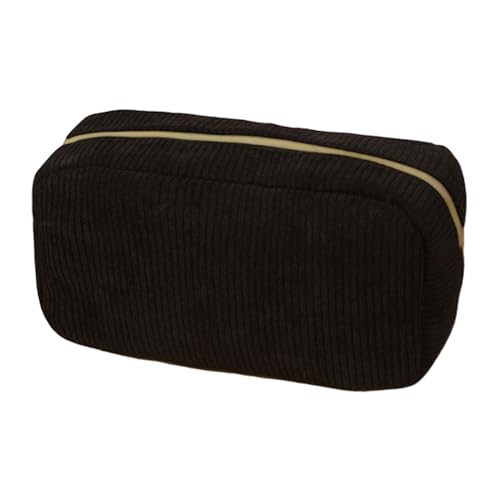 Générique Stiftetasche – Stiftetasche mit Nachtlicht mit großer Kapazität | Etui aus geripptem Samt für Schüler | Multifunktionaler Organizer für Schreibwaren für , Schwarz , Se référer au von Générique