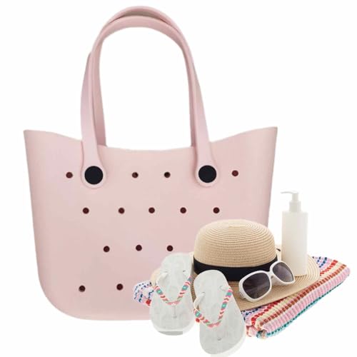 Générique Strandtaschen, große Strandtasche, Reisetasche, waschbar und resistent gegen Spitzen, für Schwimmbadsport am , Geschenk für Damen, Pink, Se référer au descriptif, Siehe Beschreibung von Générique