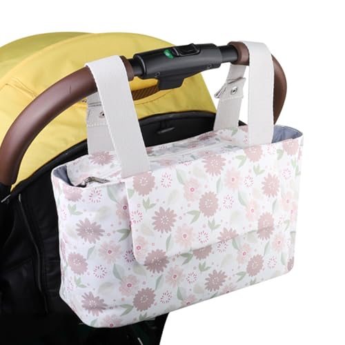 Générique Stroller Storage Bag, tragbarer Caddy Organizer, Baby Stroller Zubehör mit mehreren Taschen, Multifunctional Diaper und Flaschenhalter (31,6 x 7,48 x 5,12 cm), Single Attribute, Se référer von Générique