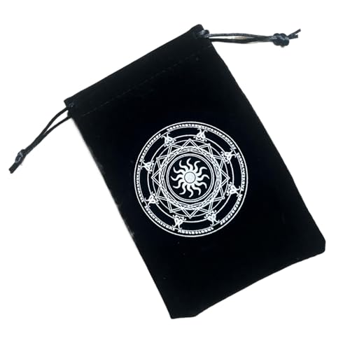 Générique Tarot Card Bag – Tarot Deck Holder Jewelry Pouch | Tarot Card Case with Drawstrings | Portable Tarot Card Pouch Portable Bundle Tarot Pocket Storage Bags for Kids Adults Tarot Enthusiasts von Générique