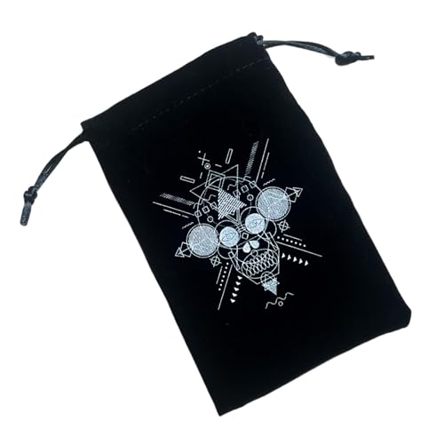 Générique Tarot Card Bag – Tarot Deck Holder Jewelry Pouch | Tarot Card Case with Drawstrings | Portable Tarot Card Pouch Portable Bundle Tarot Pocket Storage Bags for Kids Adults Tarot Enthusiasts von Générique