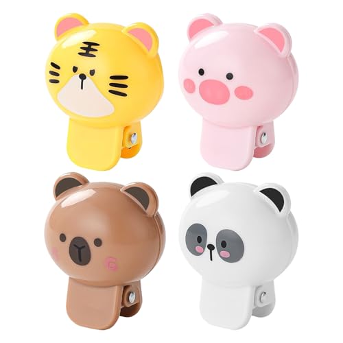 Générique Toothbrush Head Cover – Toothbrush Head Protection Cover Animal Shaped – 4-teiliges Pflegezubehör, schützendes kompaktes Zubehör für Jugendliche Elderly Frauen Männer Erwachsene Kinder von Générique