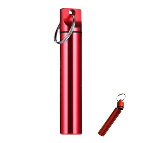 Générique Toothpick Travel Case – Toothpick Holder for Purse | Travel Small Box for Toothpicks Container, Hygienische Tooth Pick Carrying Case for Homes, Restaurants, Offices, rot, Se référer au von Générique