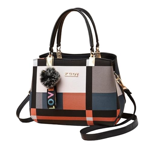 Générique Tote Tote Handtaschen - Handtasche, Tote Classic | Retro Umhängetasche, Handtasche für Zuhause, Wohnheim, Wohnung, Schule, Schwarz , Se référer au descriptif von Générique