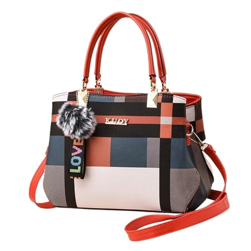 Générique Tote Tote Handtaschen - Handtasche, Tote Classic | Retro Umhängetasche, Handtasche für Zuhause, Wohnheim, Wohnung, Schule, Se référer au descriptif von Générique