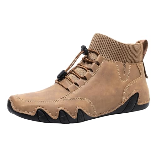 Générique Wanderschuhe für Herren, Sneaker, Running, Herren, Sportschuhe für Herren, Tennis, bequem, Freizeit, Fitness, rutschfest, leicht, ohne Schnürsenkel, Schuhe, C Braun, 36 EU von Générique