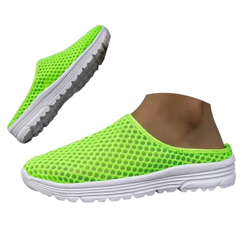 Générique Wanderschuhe für Herren, elegante und lässige Schuhe, für Herren, industriell, Bau, Pannen, Sommerschuhe, atmungsaktiv, zum Hineinschlüpfen, für Herren, grün, 42 EU von Générique