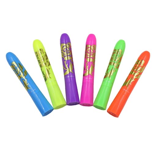 Gesichtsbemalungsset – Halloween-Make-up-Set | farbige Gesichtsbemalung | Bodypainting-Kits | 6 Stück Körper und Farbe Glanz im Dunkeln | Zubehör von Générique