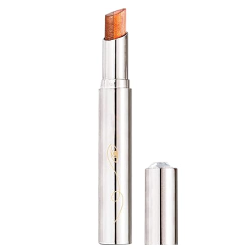 Glitter Eyeshadow Stick, Long Lasting Eye Shadow, 3g Gradient Soft Light, Smooth Blendable Texture, Authentic Waterproof Shimmer Finish for Wedding Party Holiday Use von Générique