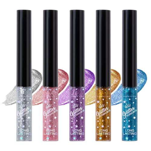 Glitzernde Wimperntusche | Volumen Multiplikator Effekt Falsche Wimpern gebogen Primer für Wimpern resistent gegen Spuren Ideal Cosplay Hochzeit Bühne Partys Glitzernde Wimperntusche | Volumen Multiplikator Effekt Falsche Wimpern gebogen Primer für Wimpern resistent gegen Spuren Ideal Cosplay Hochzeit Bühne Partys von Générique