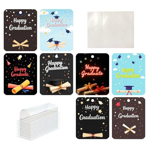 Graduation Money Holders, Creative Card & Cash Clip Wallets, Lightweight Keepsake Gift for Senior High School & College Graduates, Perfect for Present, 5.12 x 3.94 x 0.79 in, Qj077, Se référer au Graduation Money Holders, Creative Card & Cash Clip Wallets, Lightweight Keepsake Gift for Senior High School & College Graduates, Perfect for Present, 5.12 x 3.94 x 0.79 in, Qj077, Se référer au von Générique