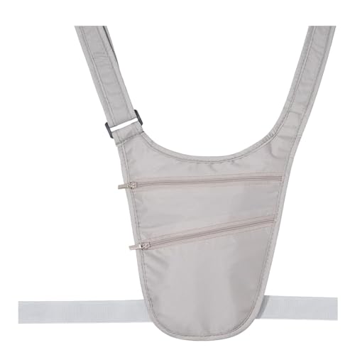 Gürteltasche für Männer, Gürteltasche für Männer | Geldbörse Größe Hüfttasche Wasserdicht – tragbare Gürteltasche, Gürteltasche mit mehreren Taschen für Laufen, Reisen, Training, Teleph, grau, Se von Générique