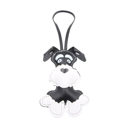 HUNDETASCHENCHARM - Niedlicher Hunde-Rucksack-Anhänger | Pu Leather Sweet Puppy Pickchain Rucksack Rucksack für Frauen Mädchen | Tiertasche Charm Leder Leder, Se référer au descriptif, PU-Leder, Siehe von Générique