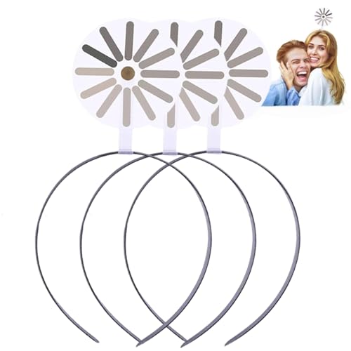 Haarband/Haarspange, kreativ, lustig, emotionaler Ausdruck, drehbares Haarband mit lustigem Persönlichkeitsausdruck (Typ A, 3 Stück, Einheitsgröße) von Générique