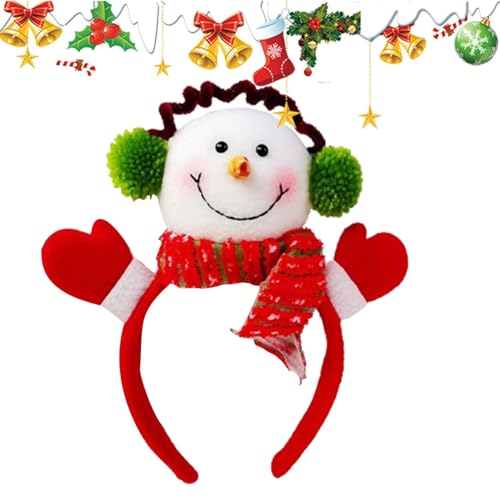 Haarband aus für Weihnachten – Weihnachts-Kopfbedeckungen, Haarschmuck für Weihnachten | niedliche Rentier-Haarbänder mit Glocke, Haarspangen für den Urlaub mit Glocke, Weihnachtshaarband von Générique