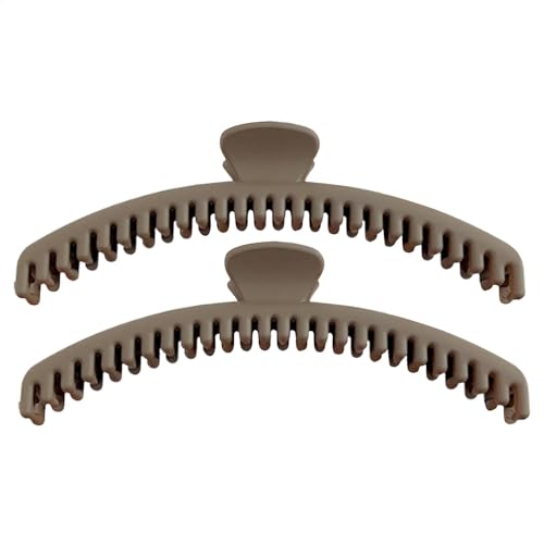 Haarclips – 2 Haarspangen | Bananenhaarnadeln nicht gleitend | Big Haarspangen Slim Bun Pin Strong Grip Frauen Styling-Zubehör für Mädchen Wavy & Curly von Générique