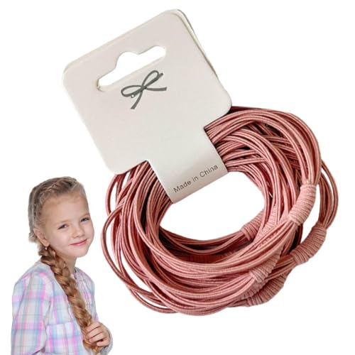 Haarklammer – elastische Haarbänder für Mädchen | Pferdeschwanz-Haargruppen, eleganter mehrsträngiger Pferdeschwanz-Halter für erwachsene Frauen, 10 Farben Zubehör von Générique