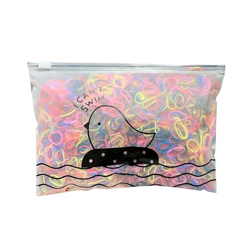 Haarklavins | 1000 Stück Mädchen Haargummis | Bunte Haarbänder für Babymode | Super süße Haarbänder für Jugendliche, von Générique