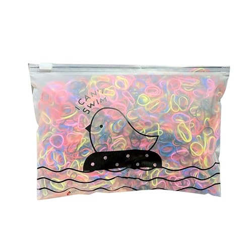 Haarkrawatte - 1000 bunte Gummihaargummis, elastische Haarbänder, dünne Haarkrawatte | Kleines Zopfgummi für Babys mit weicher Spannung, Mini-Bänder von Générique
