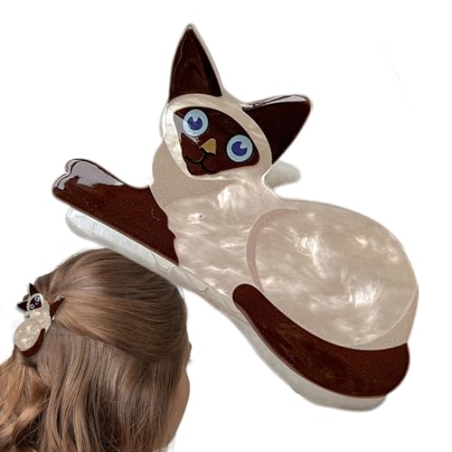 Haarnadeln für kurzes Haar, Haarnadeln für langes Haar, Katzen-Haarspangen, Kinnklemmen in Tierform, Haarspangen für Damen, Haarklammern in Fo-Form von Générique