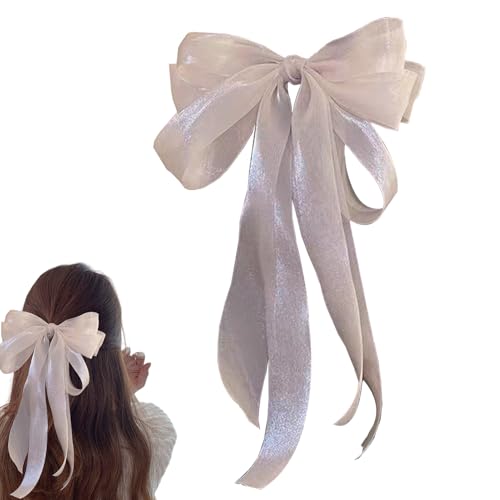 Haarschleifen für Damen, groß, seidig, Satin, Schleife, elegant, französischer Haarschmuck, Accessoire für lässige Outfits, formelle Looks, Veranstaltungen, Hochzeiten, Partys von Générique
