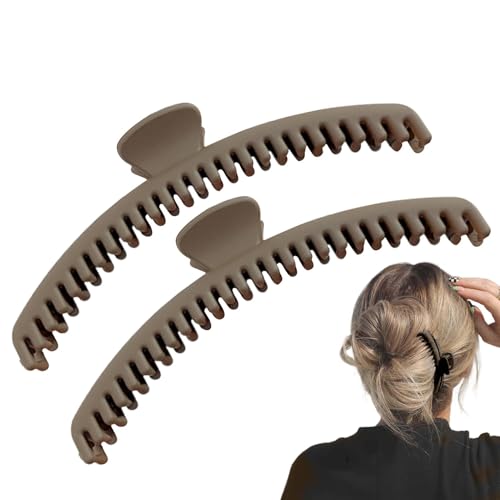 Haarspange für Damen – Krallenclip, rutschfeste Nadeln, Haarspange | Frisierzubehör, große Haarspange, robuster Clip, Set mit Clips für dickes Haar von Générique
