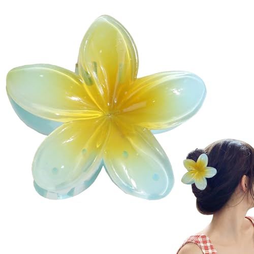 Haarspange mit Hawaiianischer Blume – Haarspangen in Form einer Hawaiianischen Blume – Zubehör Sommer Mode Geschenk für Mädchen Freundin Schwester von Générique