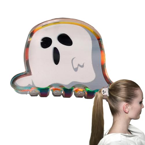 Haarspangen für Frauen, Krallenklammern für dickes Haar, Cartoon-Geister-Haarspange, niedliches Zubehör, kleine tragbare Haarklammern, lockiges Haar von Générique