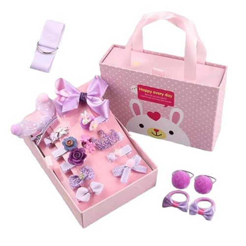 Haarspangen für Mädchen, Haar-Accessoires für Mädchen, Haarspangen für Mädchen für Kleinkinder, 18 Stück, elegante Prinzessinnen-Haarnadeln von Générique