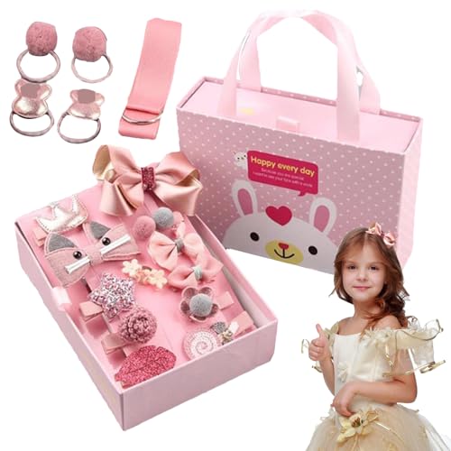 Haarspangen für Mädchen, Haar-Accessoires für Mädchen, niedliche Haarschnitte, Set mit 18 eleganten Haarnadeln, Prinzessinnen-Puzzlesortiment für Cosplay von Générique