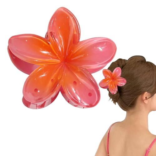 Haarspangen mit Blumenmuster für Haar – Haarspangen in Form einer Hawaiianischen Blume – Zubehör starker Halt für Frauen Mädchen Jugendliche von Générique