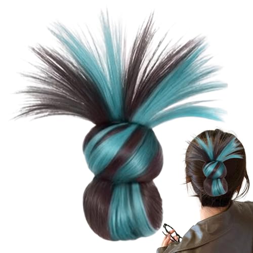 Haarteil – Haarspange, kurze Verlängerung, für Pferdeschwanz, gefedertes Haarteil, für schnelle , Damen, Festival, Mädchen von Générique
