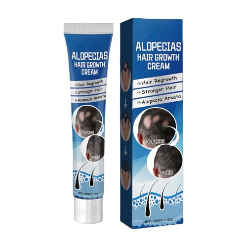 Haarwachstumscreme – natürliches Haarwachstumsmedium | Haarpflegecreme zur Verdickung | leichtes Haargropping Paste 20 g für Männer und Frauen, tägliche Pflege gegen von Générique