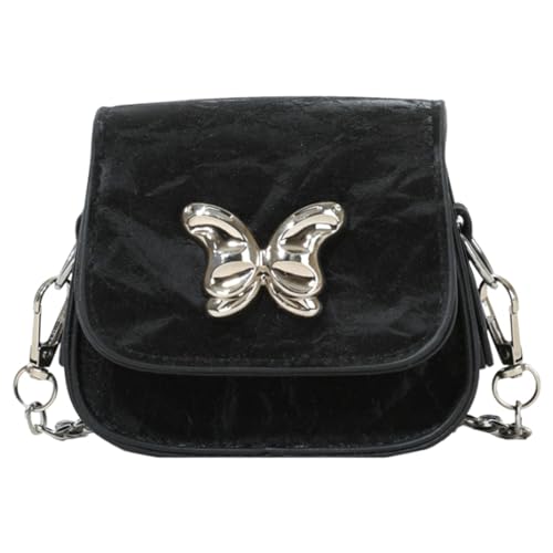 Handtasche in Schmetterlingsform für Damen, Umhängetaschen für Damen | Umhängetasche in Schmetterlingsform – Handtasche mit exquisiter Handwerkskunst für Kollegen, Schwarz , Se référer au descriptif von Générique