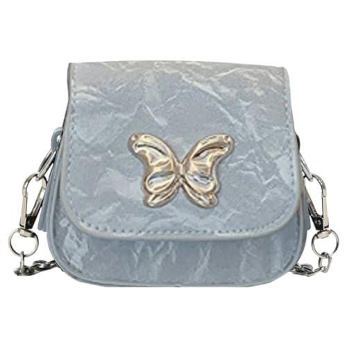 Handtasche in Schmetterlingsform für Damen, Umhängetaschen für Damen | Umhängetasche in Schmetterlingsform – Handtasche mit exquisiter Handwerkskunst für Kollegen, silber, Se référer au descriptif von Générique