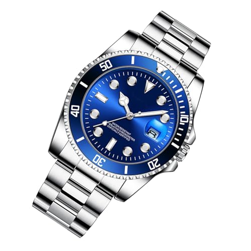 Herren-Armbanduhr, analog, 42 mm, tragbar, wasserdicht, leicht zu lesen, modisches Zubehör, Business-Fashions, C, Se référer au descriptif, Siehe Beschreibung von Générique