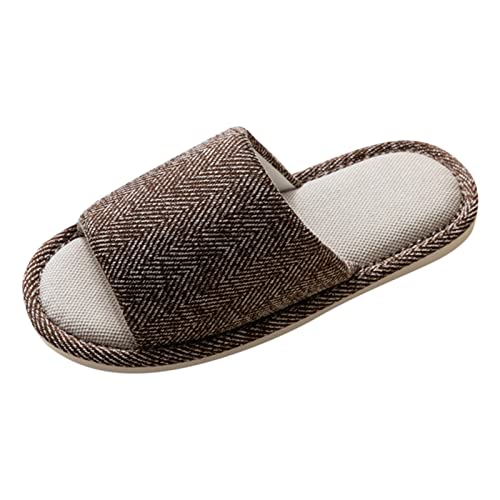 Herren-Sandalen, Sommer, bequem, Sandalen, Leder, Slip, bequem und leicht, Wandern, Leder, Strandschuhe, Hausschuhe, Sommer, orthopädisch, 2 C, 40 EU von Générique