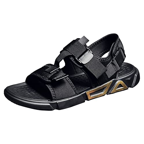 Herren-Sandalen für Herren, Sandalen, Wandern, Outdoor, Sandalen, Leder, für Herren, Sommersandalen, Gold., 40 EU Herren-Sandalen für Herren, Sandalen, Wandern, Outdoor, Sandalen, Leder, für Herren, Sommersandalen, Gold., 40 EU von Générique