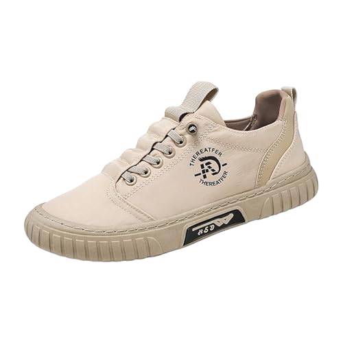 Herren-Sneaker, Wanderschuhe, Herren, Sneaker, Running, Herren, elastisch, rutschfest, Fitnessstudio, Casual, Komfort, Outdoor-Sportschuh, B Khaki., 45 EU von Générique