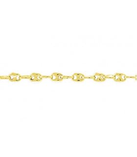 Kaffeebohnen – Kette Gelbgold 375/00 – 3,2 mm – 45 cm – Kaffeebohnen – Kette Gelbgold 375/00 – 3,20 mm von Générique