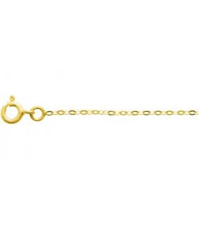 Kette Gelbgold 375/00 – Gliederkette hochglanzpoliert – 1,55 mm – 55 cm – Kette Gold 375/00 – Gliederkette verspiegelt – 1,55 mm von Générique