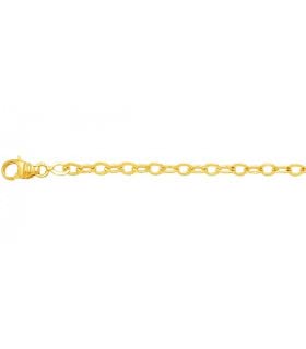 Kette Gelbgold 750/00 – Gliederkette hochglanzpoliert – 3 mm – 60 cm – Gliederkette Gold 750/00-3 cm von Générique