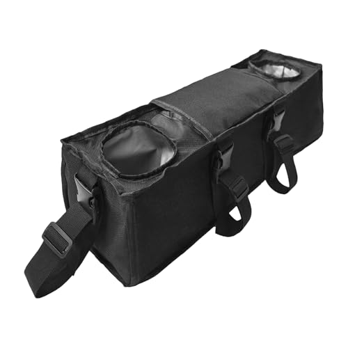 Kinderwagen-Organizer – Baby-Reise-Tasche, mit mehreren Taschen, verstellbares Befestigungssystem mit Getränkehaltern | Heckflaschenhalterung für die Nutzung des Flugzeugparks, solutio von Générique