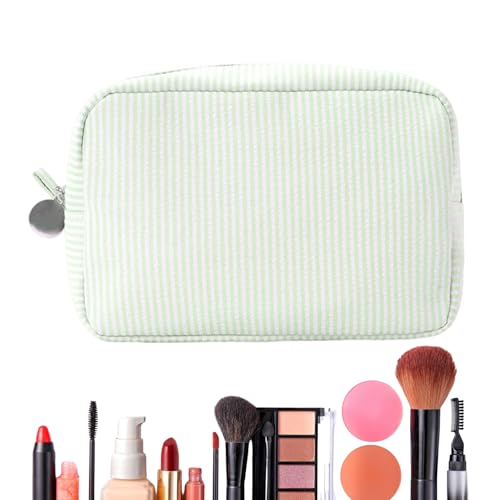Kosmetiktasche, multifunktional, großes Format mit Öffnung – Tasche mit Reißverschluss, tragbar, für Frauen, Reisen, Camping, Fitnessstudio, Schule und Outdoor, hellgrün, Se référer au descriptif von Générique