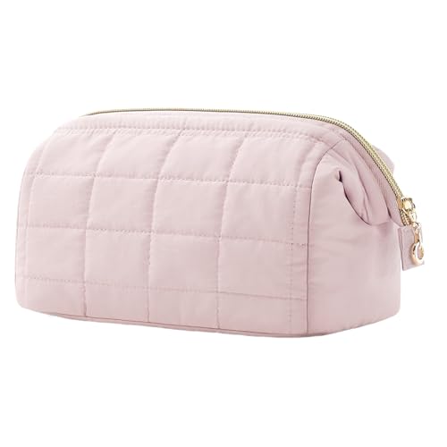 Kosmetiktasche | Kosmetiktasche | Make Up Fall Organizer | Make Up Zug | Reise Gesteppte Kosmetiktaschen für Frauen | V-Taschen-Organizer, Rosa, Se référer au descriptif, Siehe Beschreibung von Générique